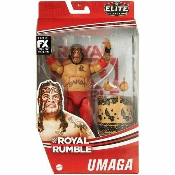 WWE Umaga Royal Rumble Elite Mattel Figure New Sealed Flashback Wrestling 2020 - Picture 1 of 1